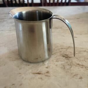 Vintage Krups stainless steel frothing pitcher